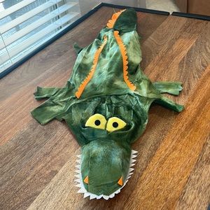 Crocodile dog costume size Small